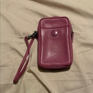Y2K Coach pink pouch